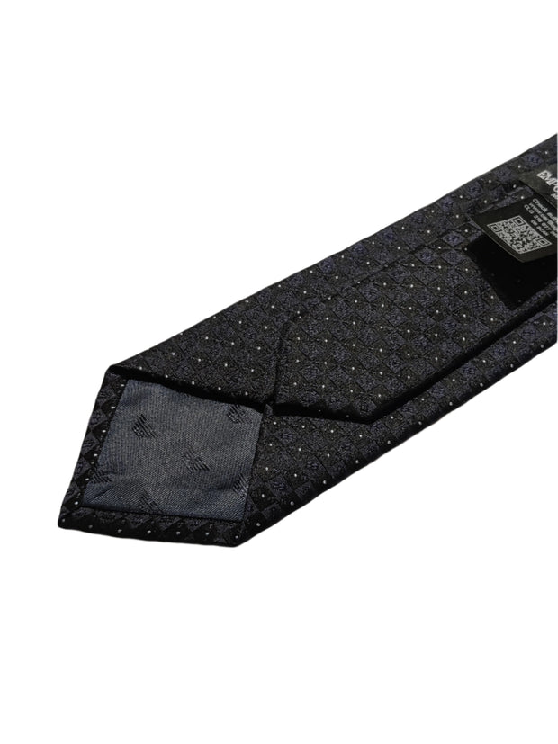 EMPORIO ARMANI MEN SILK TIE (BLACK)
