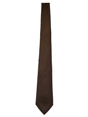 EMPORIO ARMANI MEN SILK TIE (Brown)