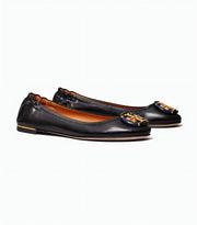 Tory Burch Multi Logo Travel Ballet Black/Gold