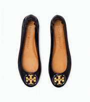 Tory Burch Multi Logo Travel Ballet Black/Gold