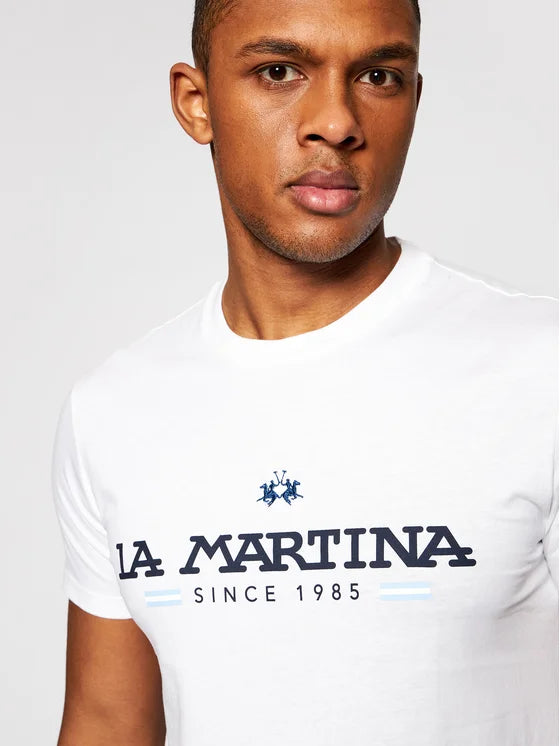 La Martina Men T Shirt RMR020 Bottega Milano